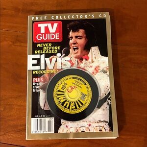 TV Guide Elvis Presley 2004 Collector’s Issue w/ CD – Never Before Released Reco
